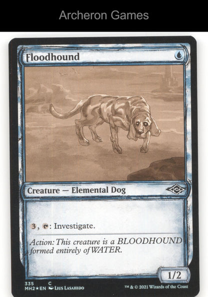 Floodhound (Showcase) 335 C MTG Card Modern Horizons 2
