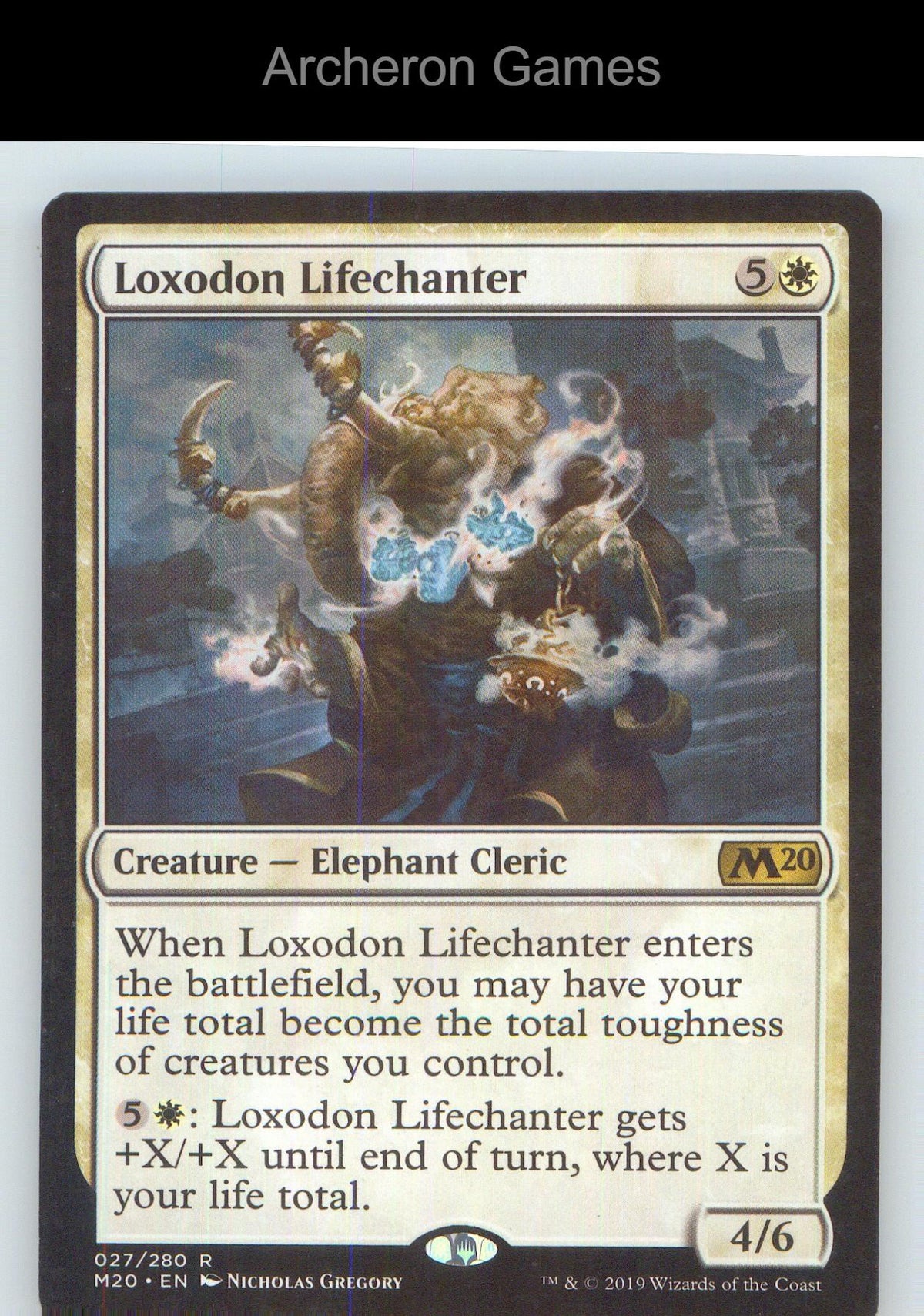 Loxodon Lifechanter M20 27 R MTG Card NM/EX+