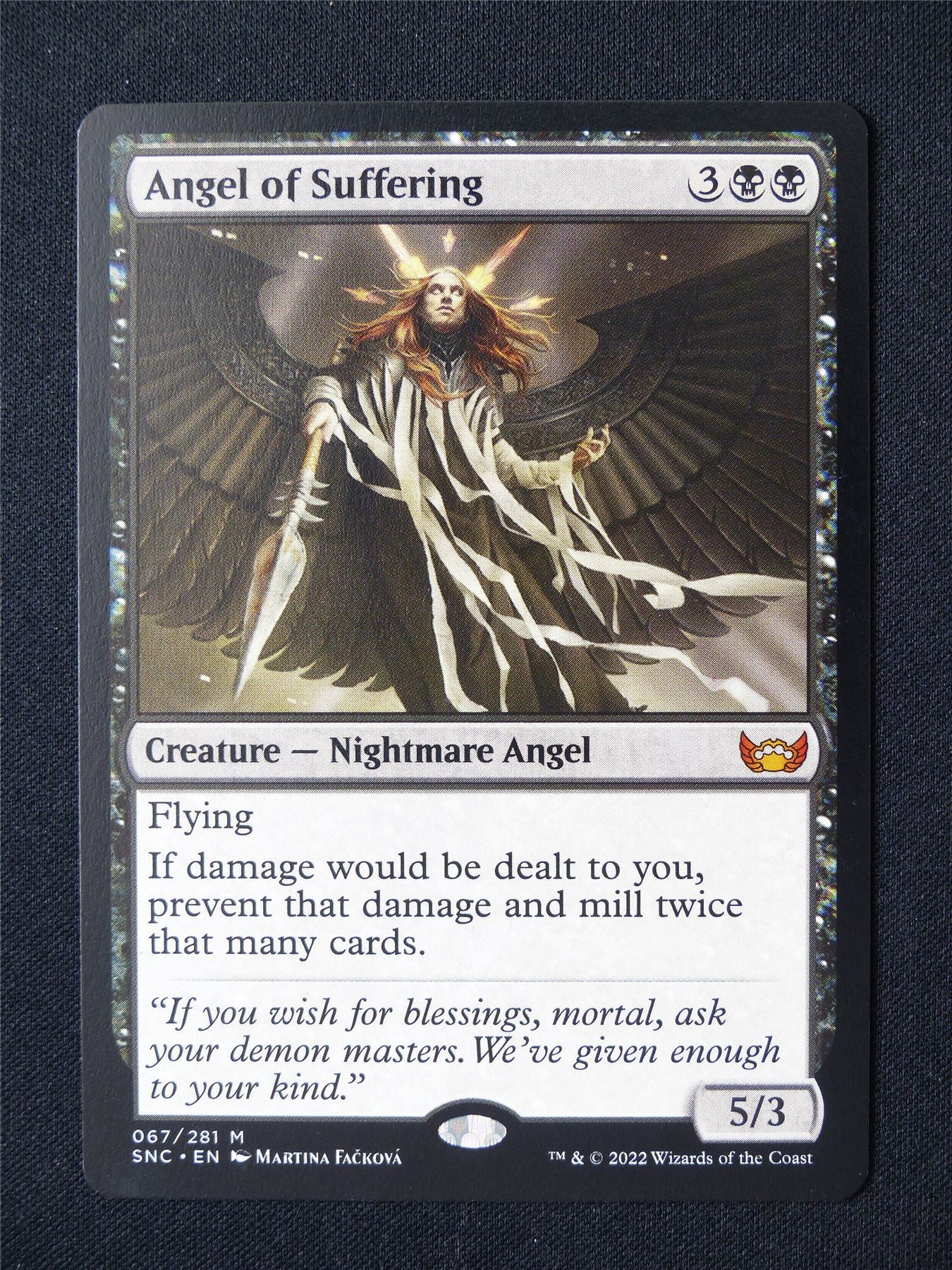 Angel of Suffering - SNC - Mtg Card #6WE