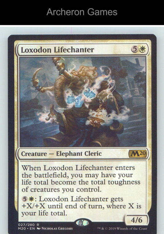Loxodon Lifechanter M20 27 R MTG Card NM/EX+