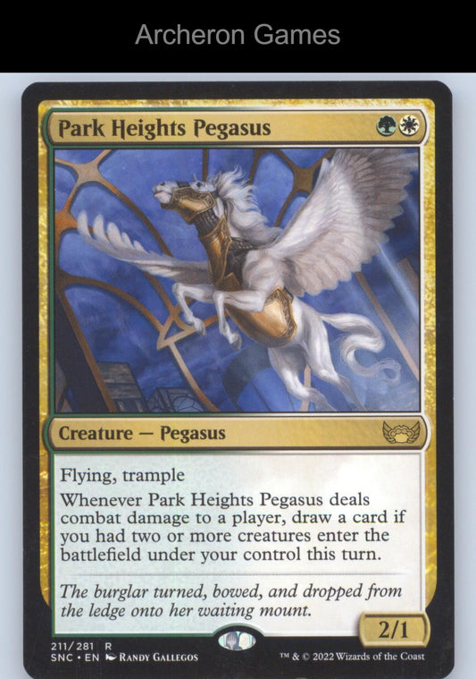 Park Heights Pegasus 211 R MTG Card Promo Pack: Streets of New Capenna