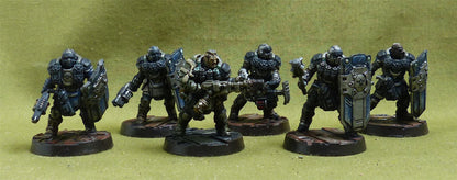 Palanite Subjugator Patrol painted - Enforcers - Warhammer Necromunda #5CE