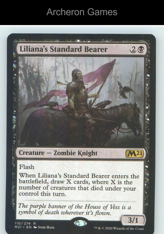 Liliana's Standard Bearer M21 110 R MTG Card NM/EX+