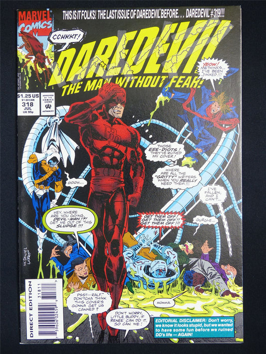 DAREDEVIL #318 - Marvel Comic #3PU