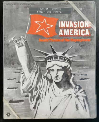 Invasion America: Death Throes of the Superpower: Historical Simulation Game - SPI Game #NM