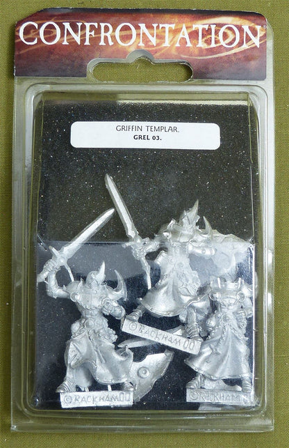 Confrontation: Griffin Templar Blister - Rackham Metal Minis OOP #25R