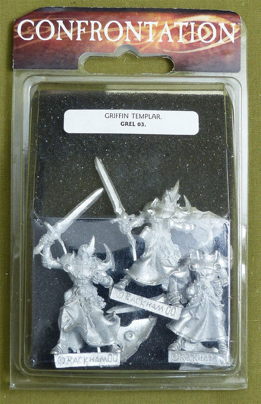 Confrontation: Griffin Templar Blister - Rackham Metal Minis OOP #25R
