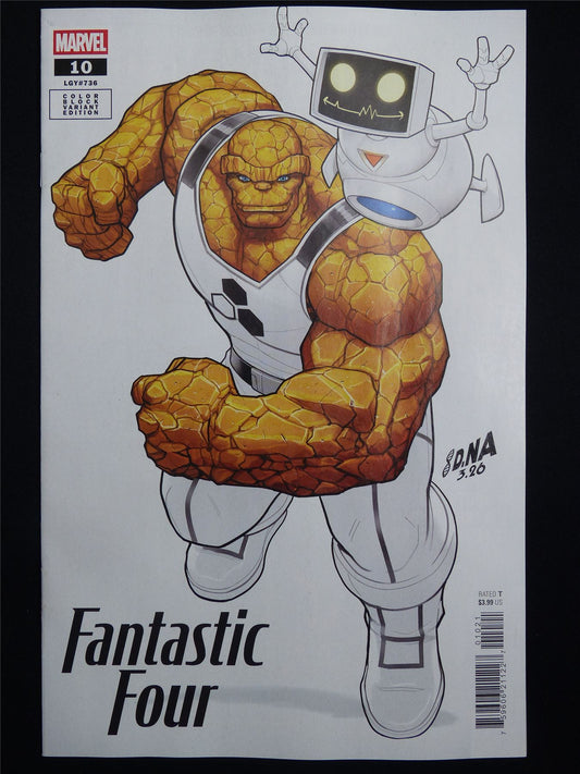 FANTASTIC Four #10 Cvr B Color Block Var - Jul 2026 Marvel Comic #2T