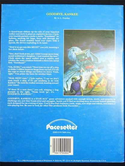 Star Ace: Goodbye Kankee - Pace Setter Booklet #1WJ