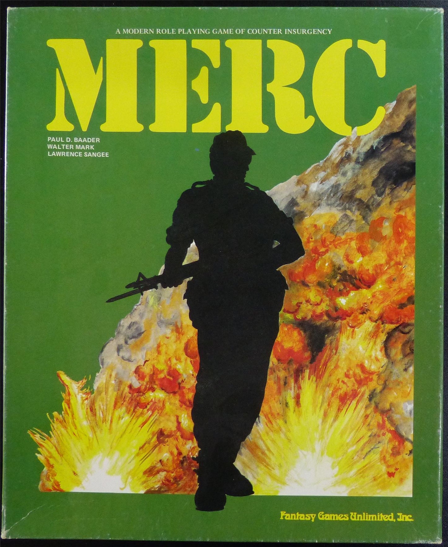MERC: Modern Roleplaying Game of Country Insurgency OOP - Fantasy Games Limited #223