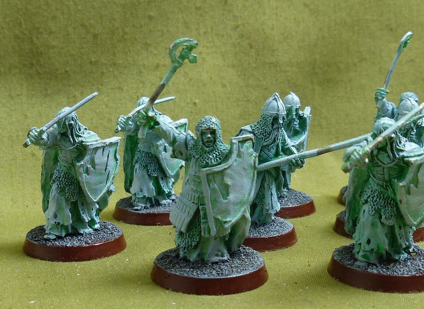 Classic Metal Warriors of the Dead set of 10 painted OOP - Warhammer Middle-Earth #2EI