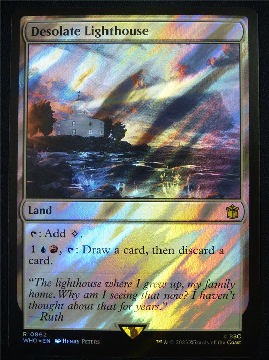 Desolate Lighthouse Surge Foil - WHO - Mtg Card #AF