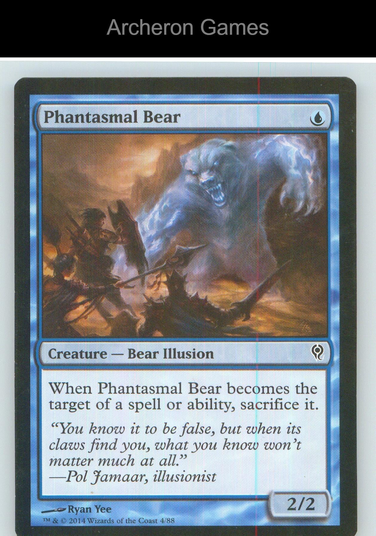 Phantasmal Bear JVV 4 C MTG Card NM/EX+