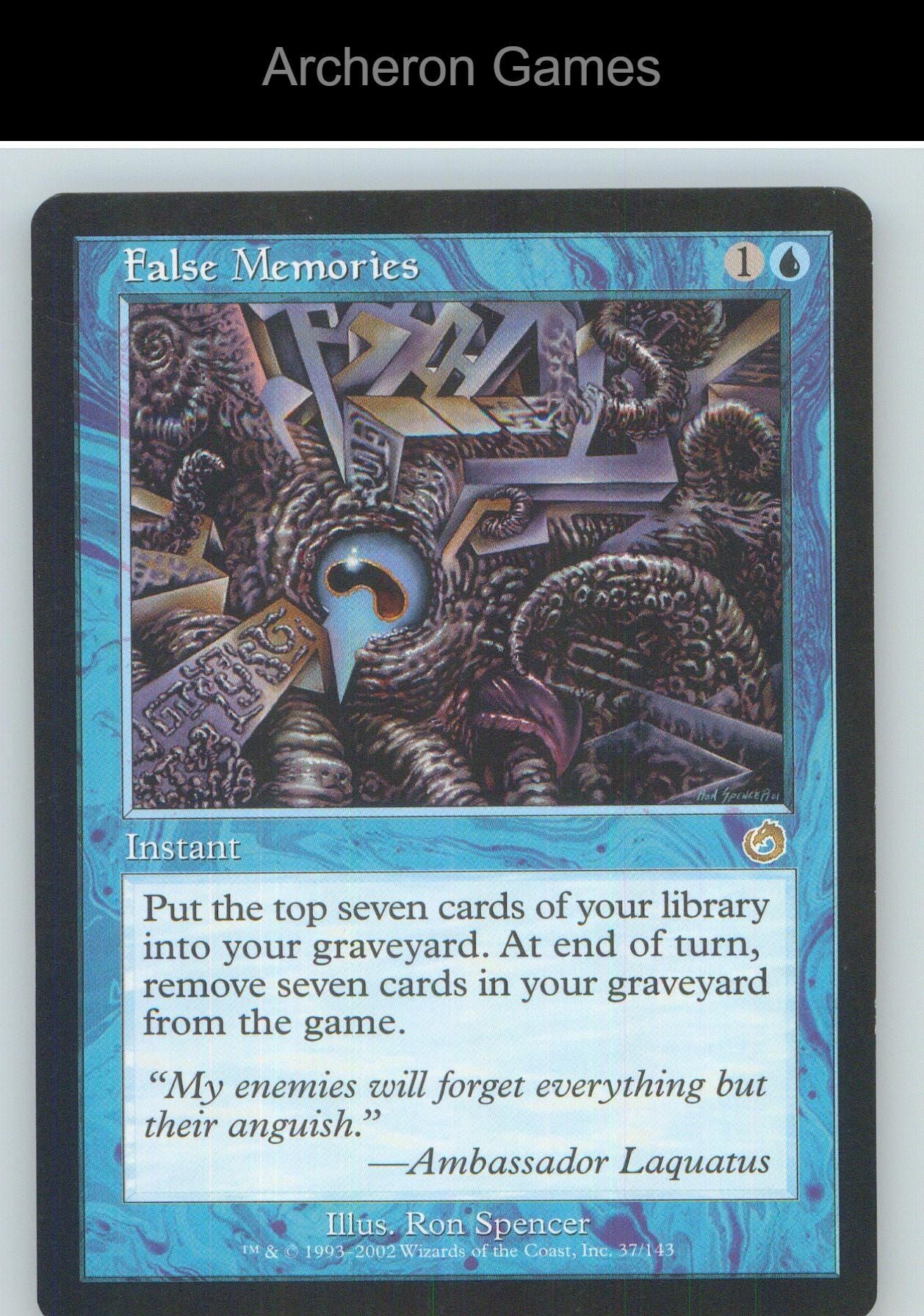 False Memories TOR 37 R MTG Card NM/EX+