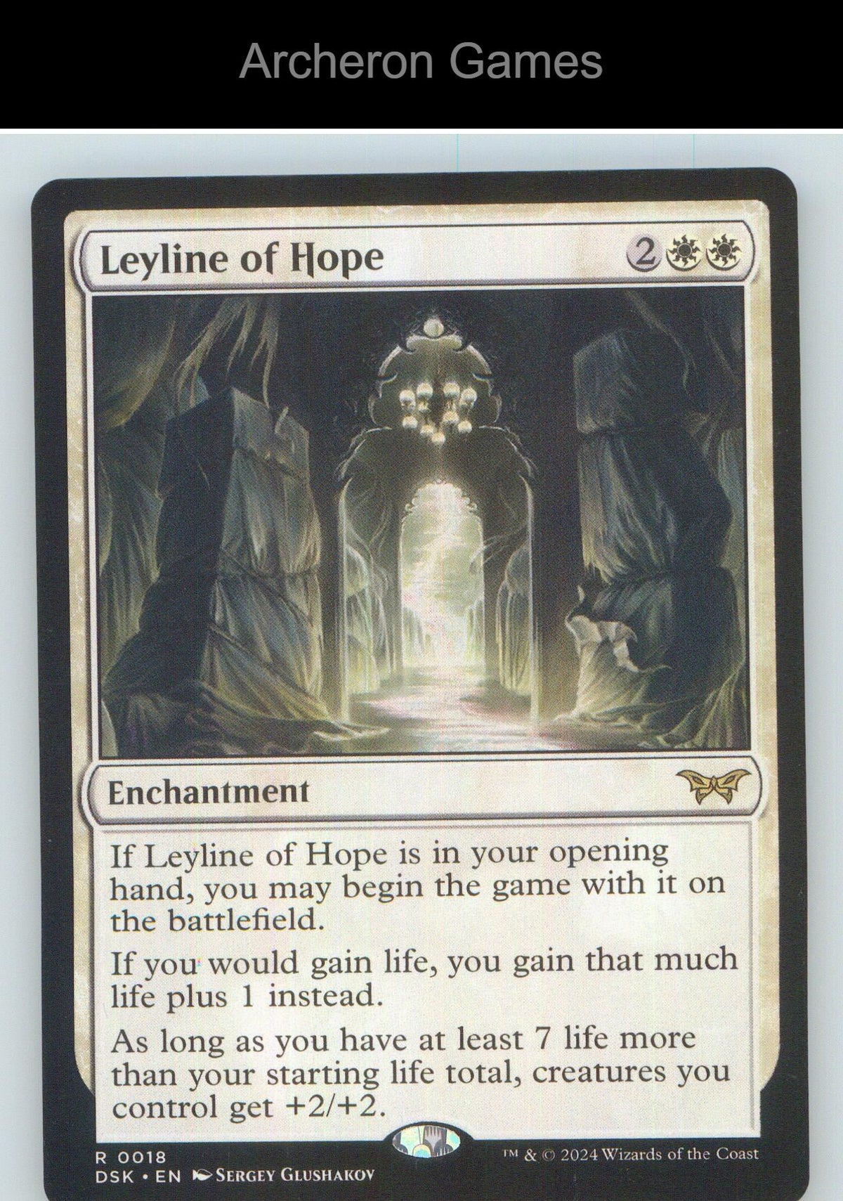 Leyline of Hope DSK 18 R MTG Card NM/EX+