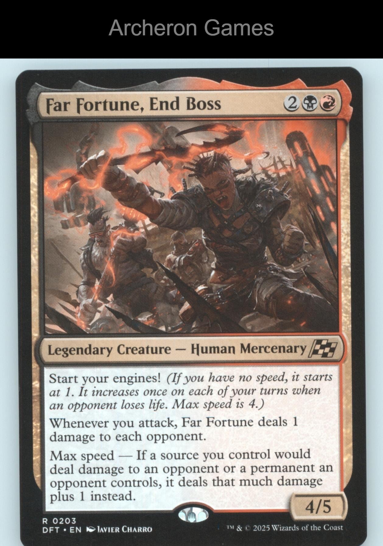 Far Fortune, End Boss 203 R MTG Card Promo Pack: Aetherdrift