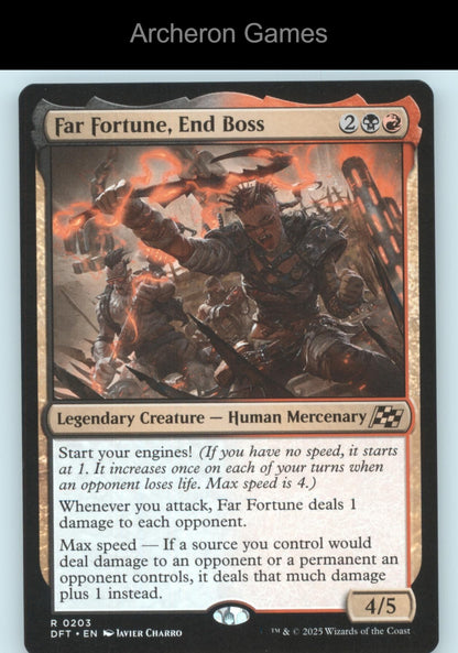 Far Fortune, End Boss 203 R MTG Card Promo Pack: Aetherdrift