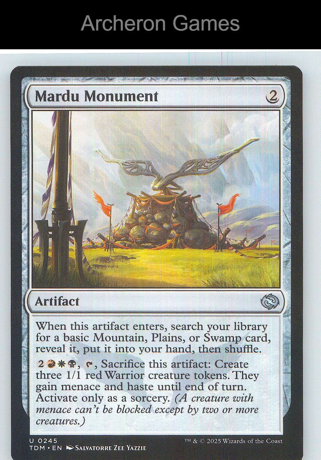 Mardu Monument TDM 245 UC MTG Card NM/EX+