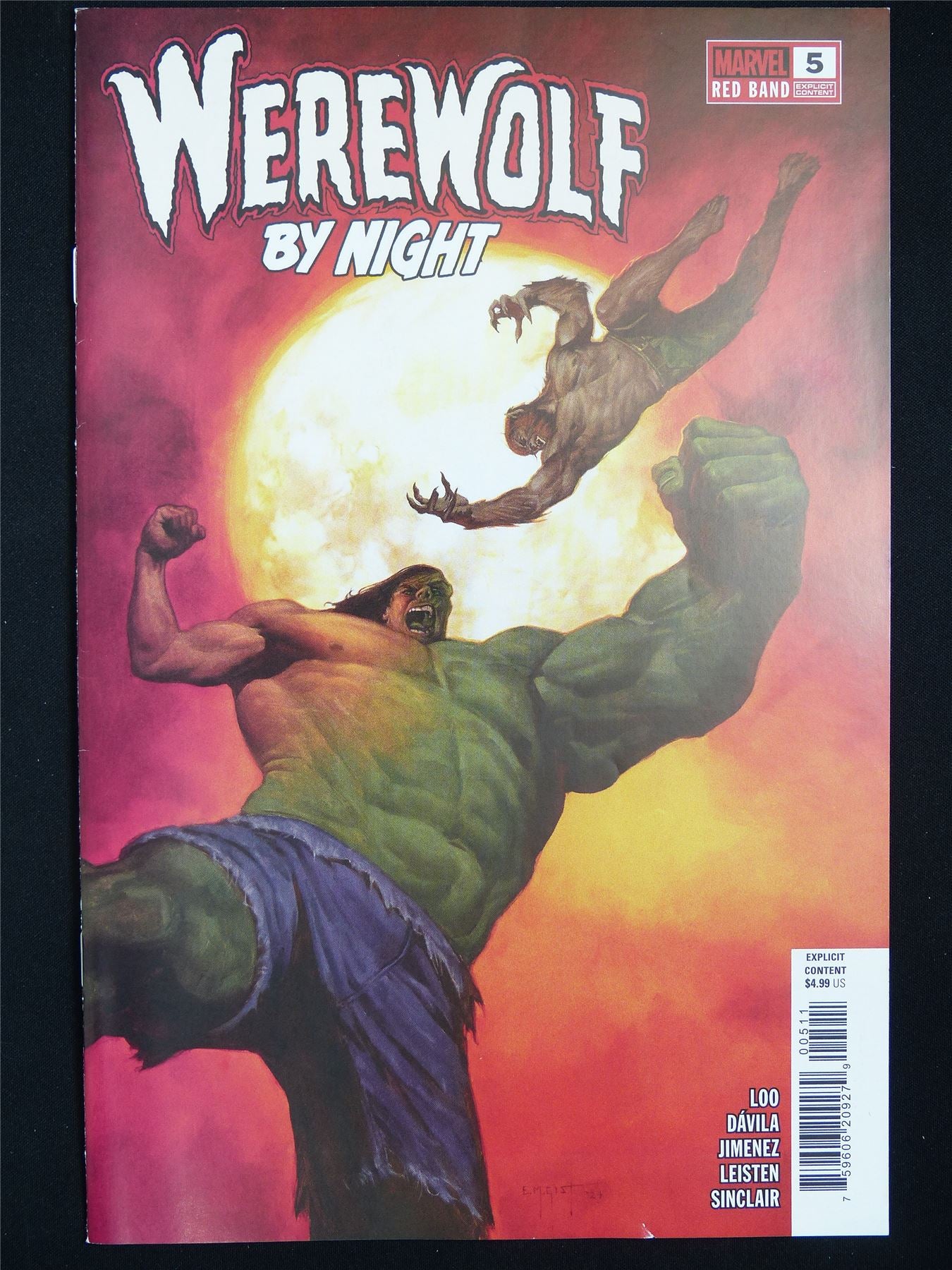 WEREWOLF by Night #5 Red Band - Marvel Comic #1OE