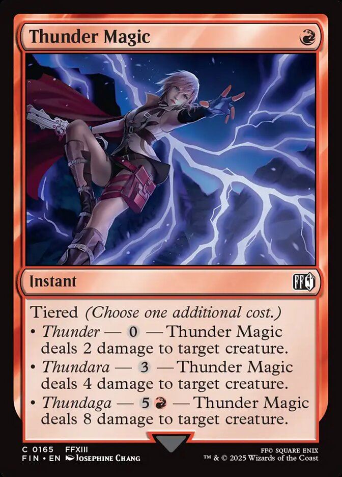 Thunder Magic - Final Fantasy fin
