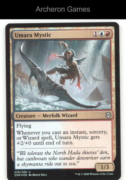Umara Mystic 238 UC MTG Card Zendikar Rising