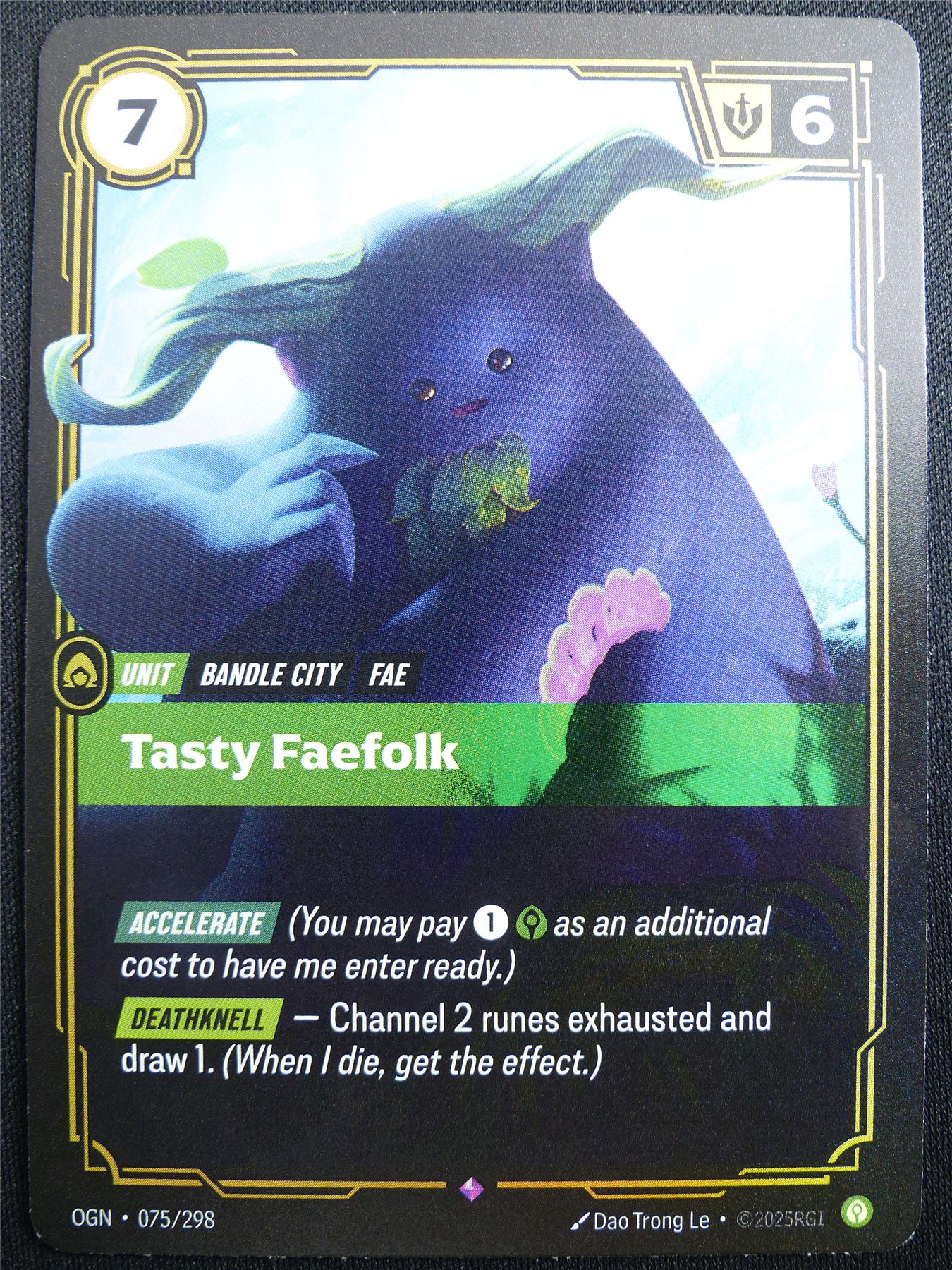 Tasty Faefolk 075/298 Epic Rare Foil - OGN - Riftbound Card #2DZ