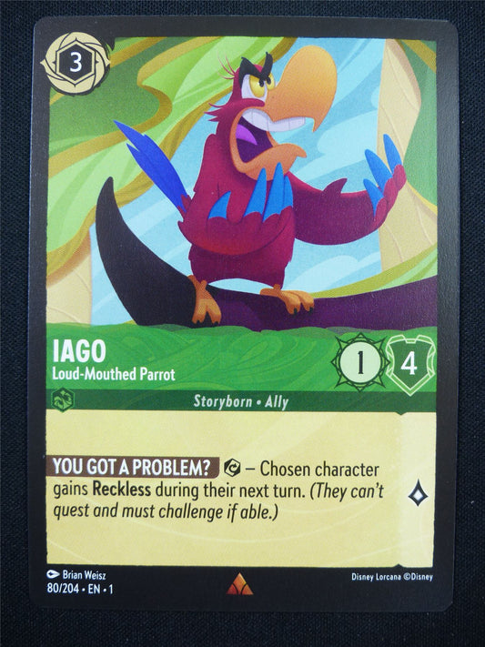 Iago 80/204 - Lorcana Card #N6