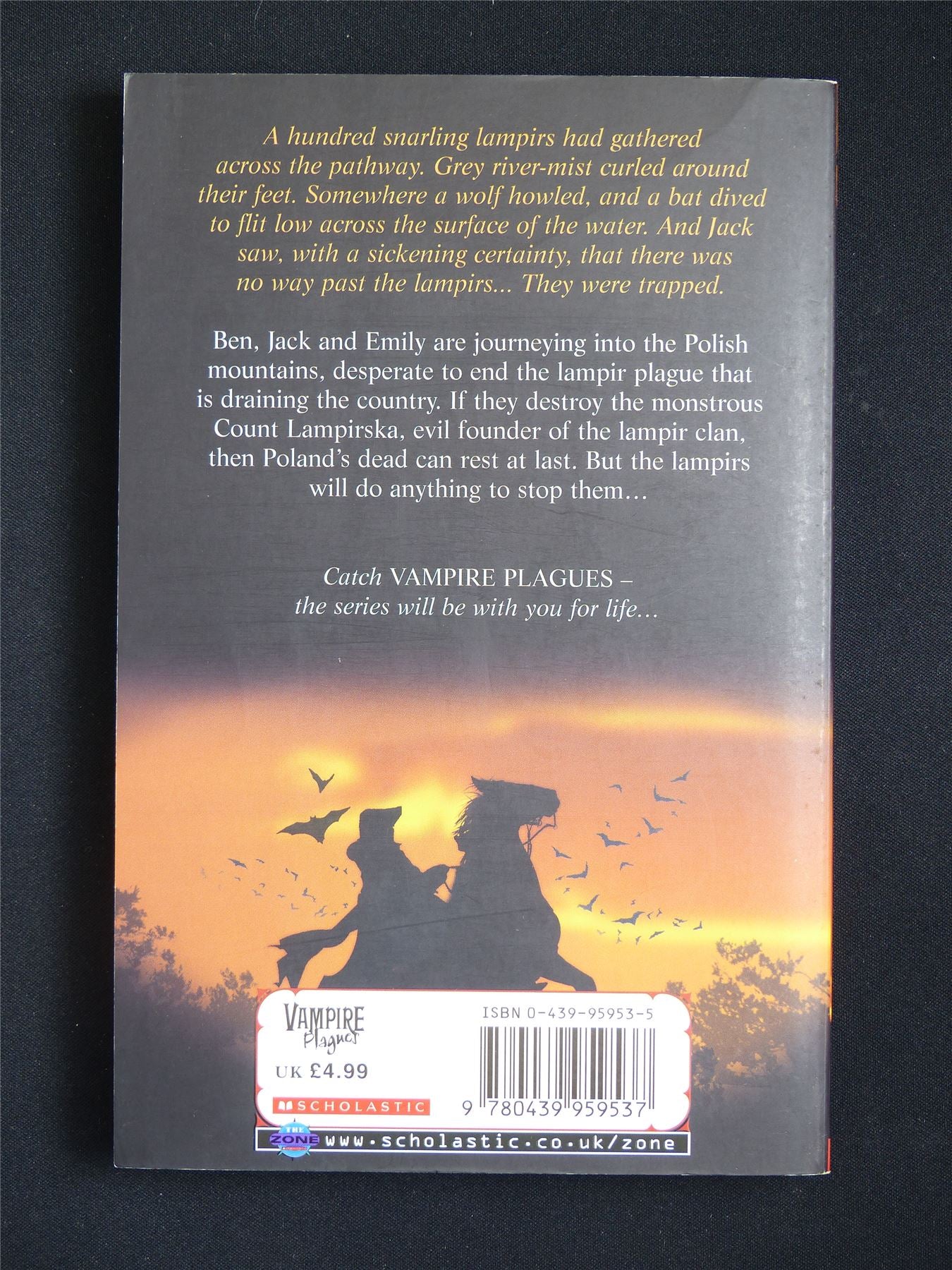 Vampire Plague: Extermination - Sebstian Book Novel Softback #2L9