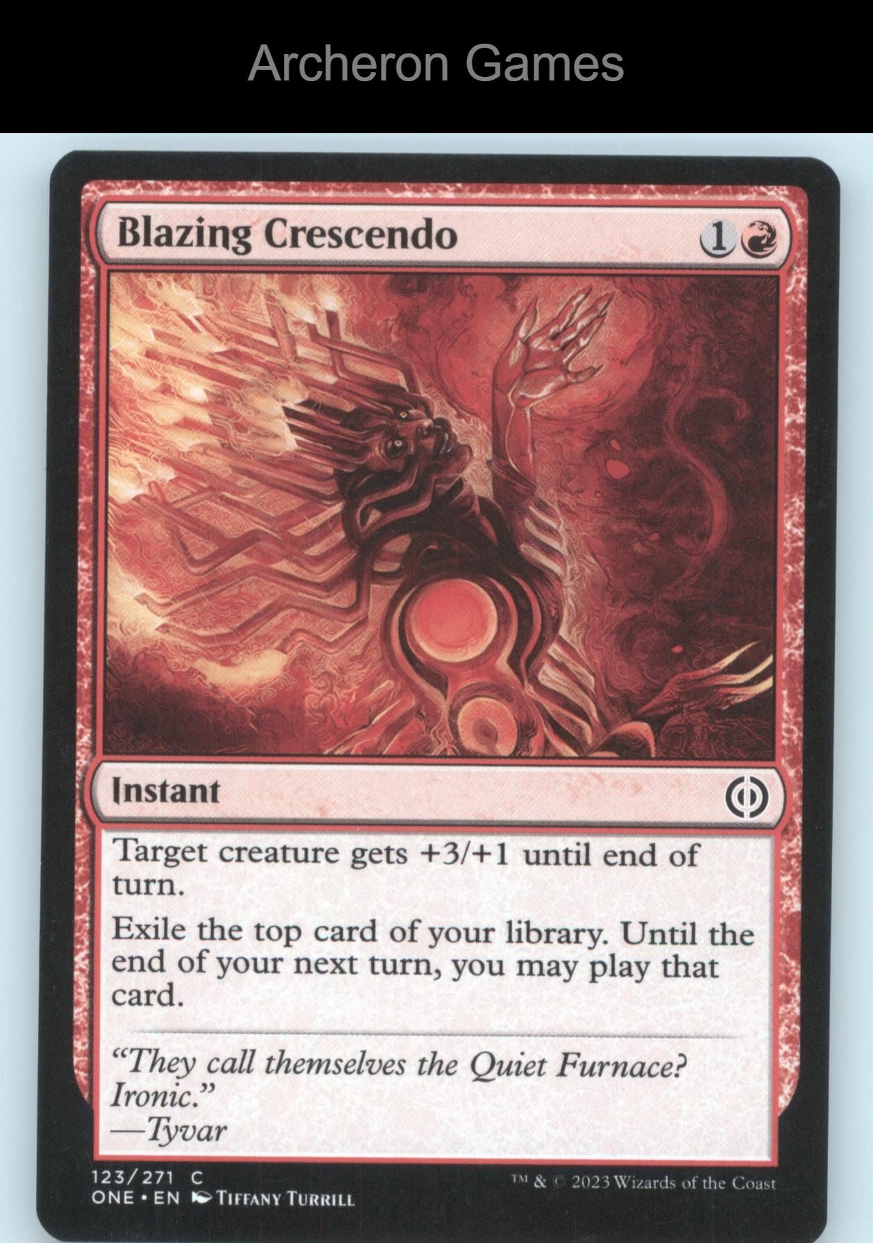 Blazing Crescendo 123 C MTG Card Phyrexia: All Will Be One
