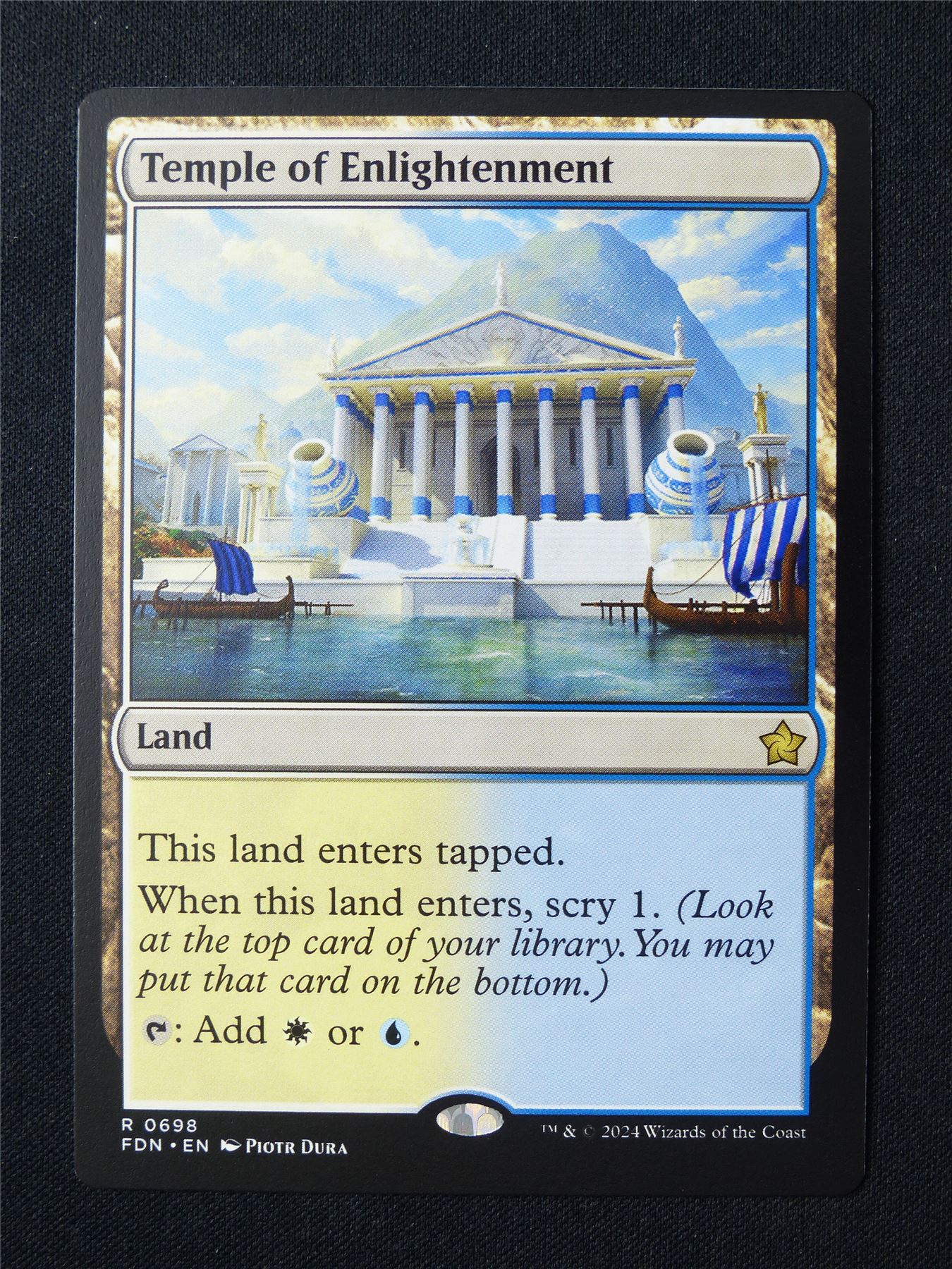 Temple of Enlightenment - FDN - Mtg Card #589