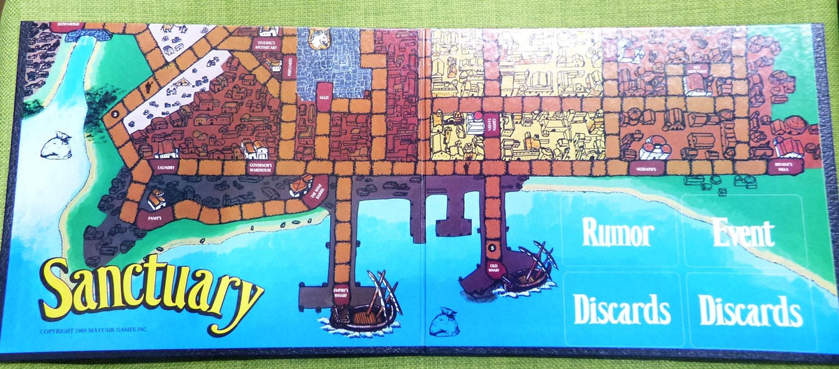 Thieves World Boardgame - Sanctuary Mayfair Games #7B