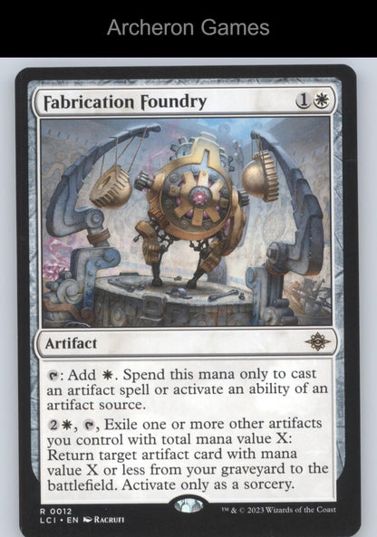 Fabrication Foundry 12 R MTG Card The Lost Caverns of Ixalan