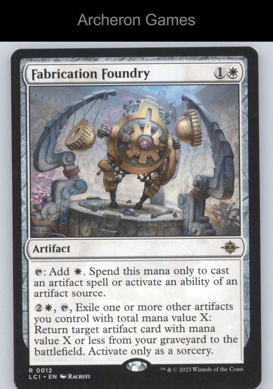 Fabrication Foundry 12 R MTG Card The Lost Caverns of Ixalan