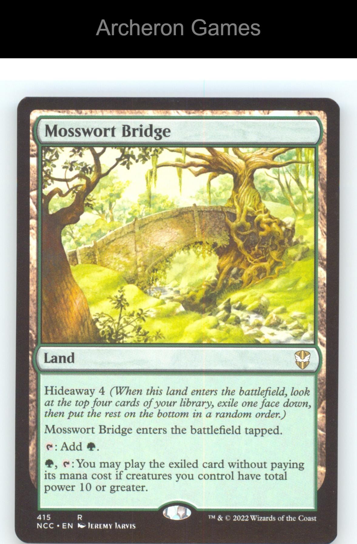Mosswort Bridge NCC 415 R MTG Card NM/EX+