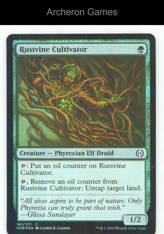 Rustvine Cultivator ONE 181 C MTG Card NM/EX+