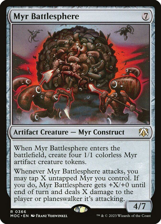 Mtg: MOC : Myr Battlesphere -  - NM