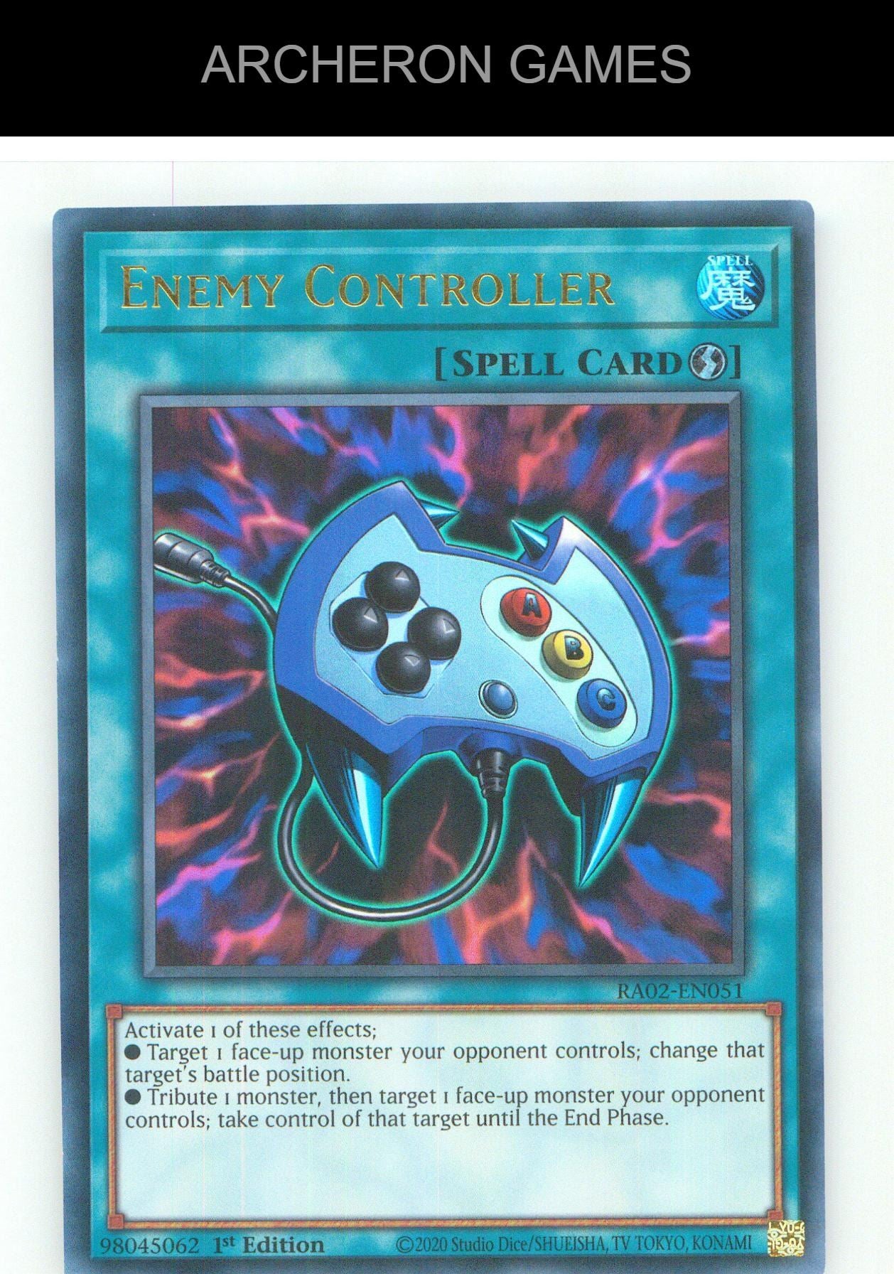 Enemy Controller (UR) UR YUGIOH Card 1st Edition