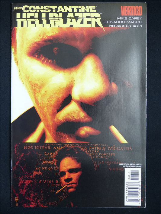 HELLBLAZER John Constantine #208 - DC Vertigo Comic #3OB