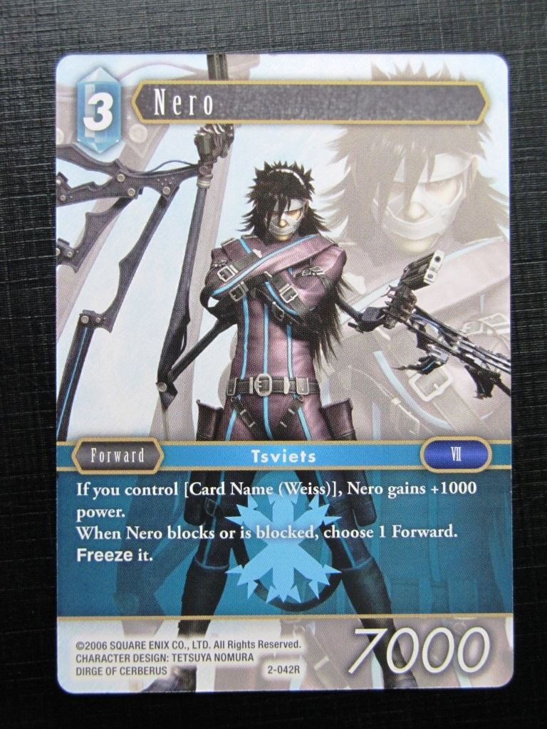 Final Fantasy Cards: NERO 2-042R # 27G65