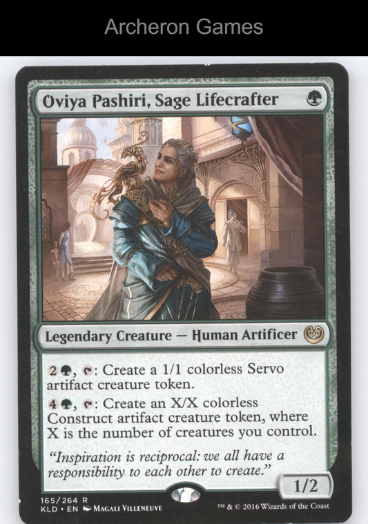 Oviya Pashiri, Sage Lifecrafter 165 R MTG Card Kaladesh