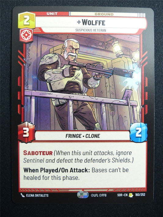 Wolffe 160/252 - Star Wars Unlimited Card #4IH