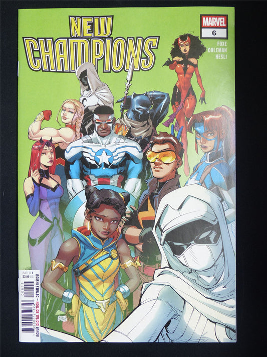 New CHAMPIONS #6 - Marvel Comic #1QT