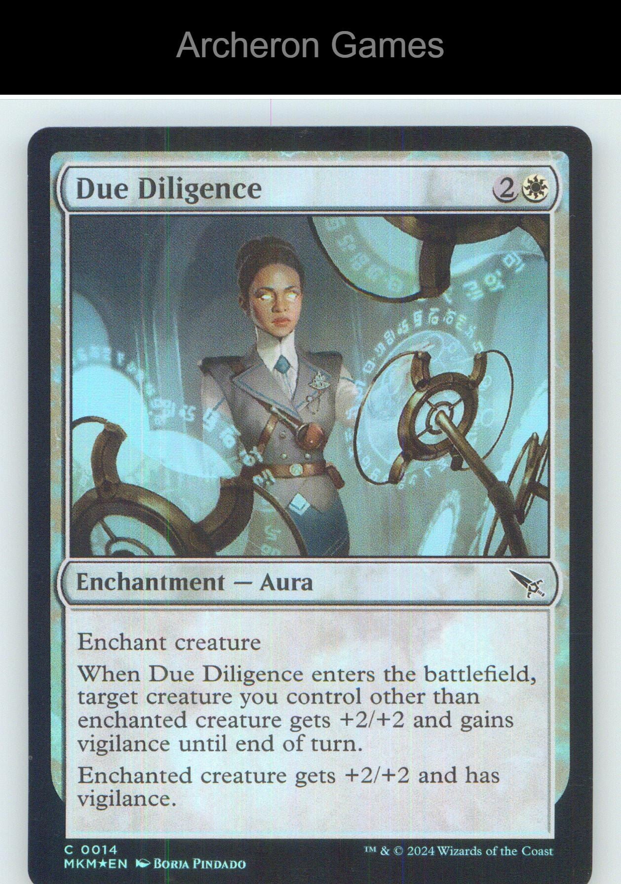 Due Diligence MKM 14 C MTG Card NM/EX+ Foil