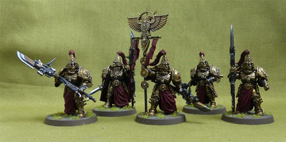 Custodian Wardens Vexilus Praetor painted - Adeptus Costudes - Warhammer 40K #1YI
