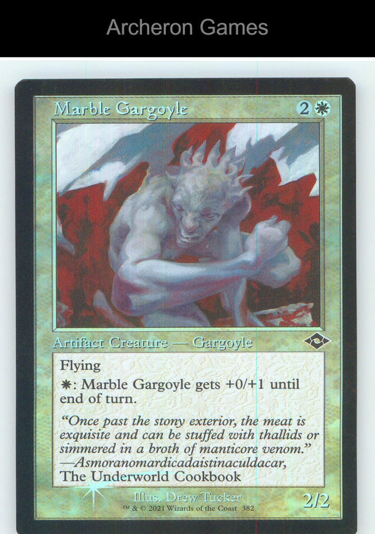 Marble Gargoyle (Retro Frame) MH2 382 C MTG Card NM/EX+ Foil