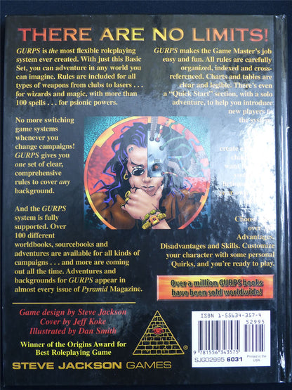 GURPS Third Edition - Steve Jackson Games - GURPS Roleplay Book Hardback #2P3