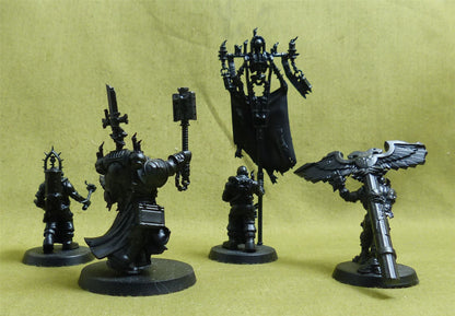 Chaplain Grimaldus & Retinue - Black Templars - Warhammer 40K #312