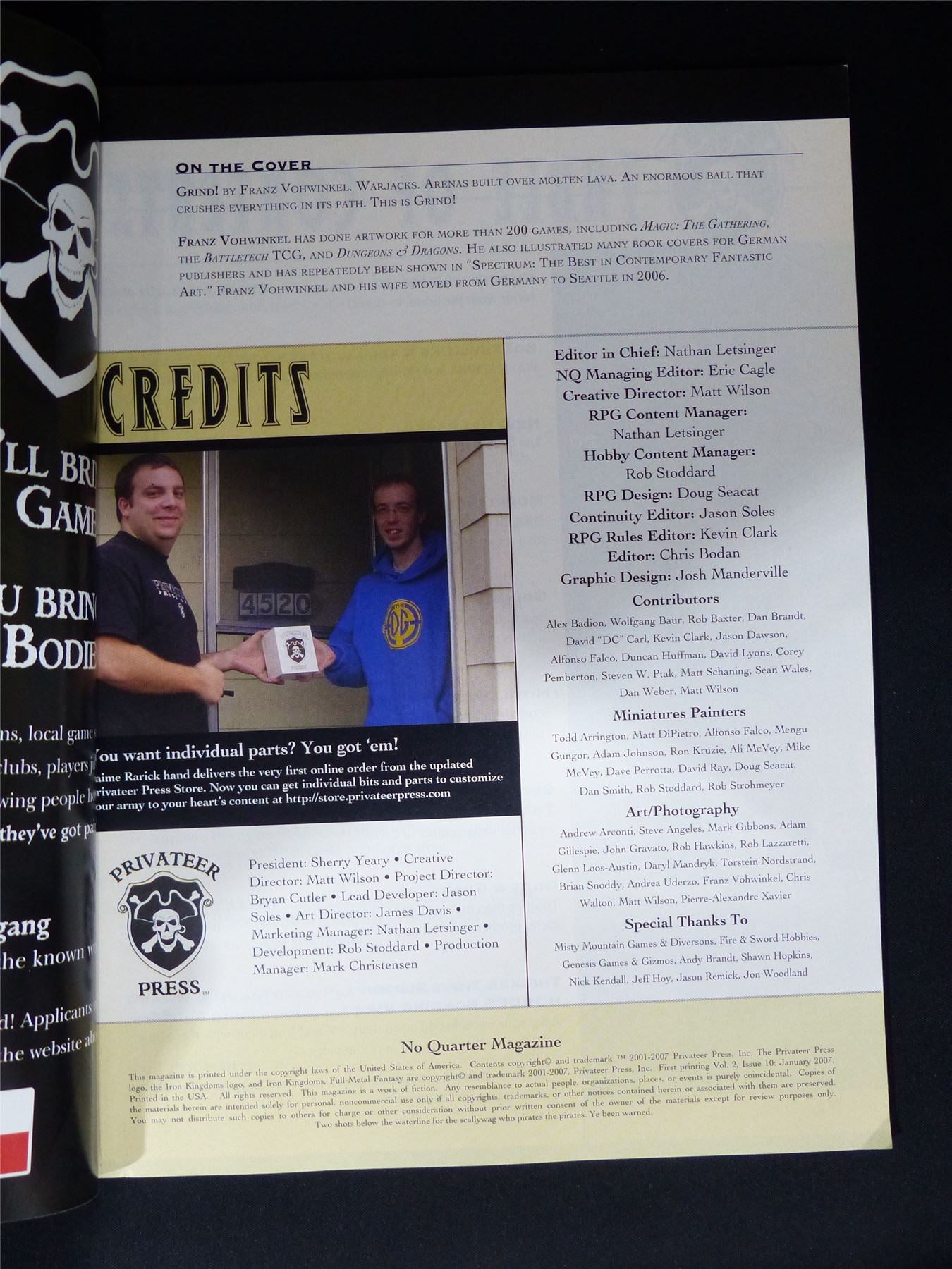 No Quarter Magazine #10 - Privateer Press