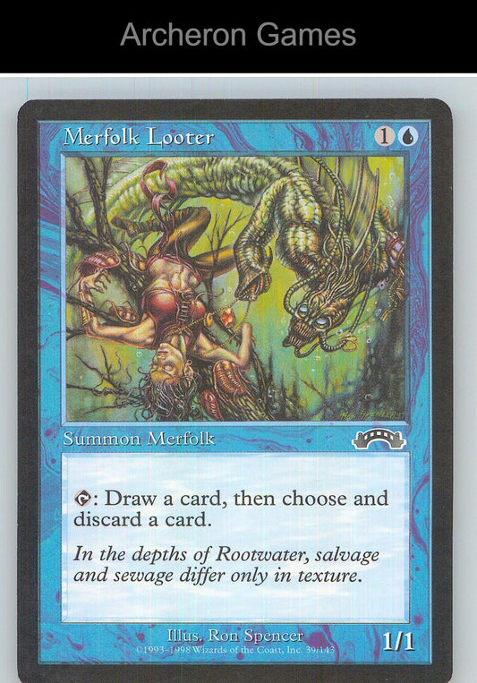 Merfolk Looter EXO 39 C MTG Card NM/EX+