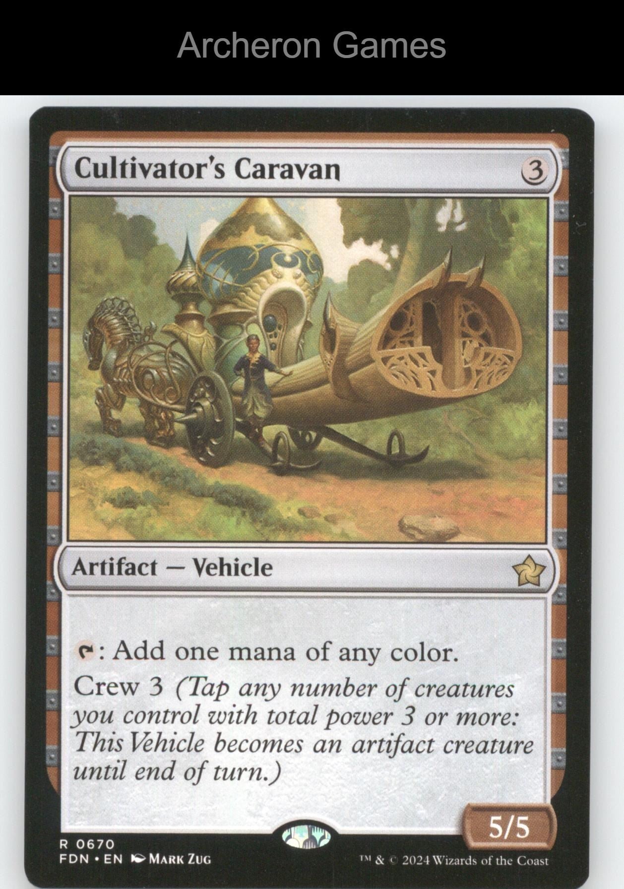 Cultivator's Caravan FDN 670 R MTG Card Foundations